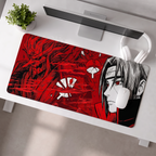 Crimson Shadow Desk Mat Mouse Pad