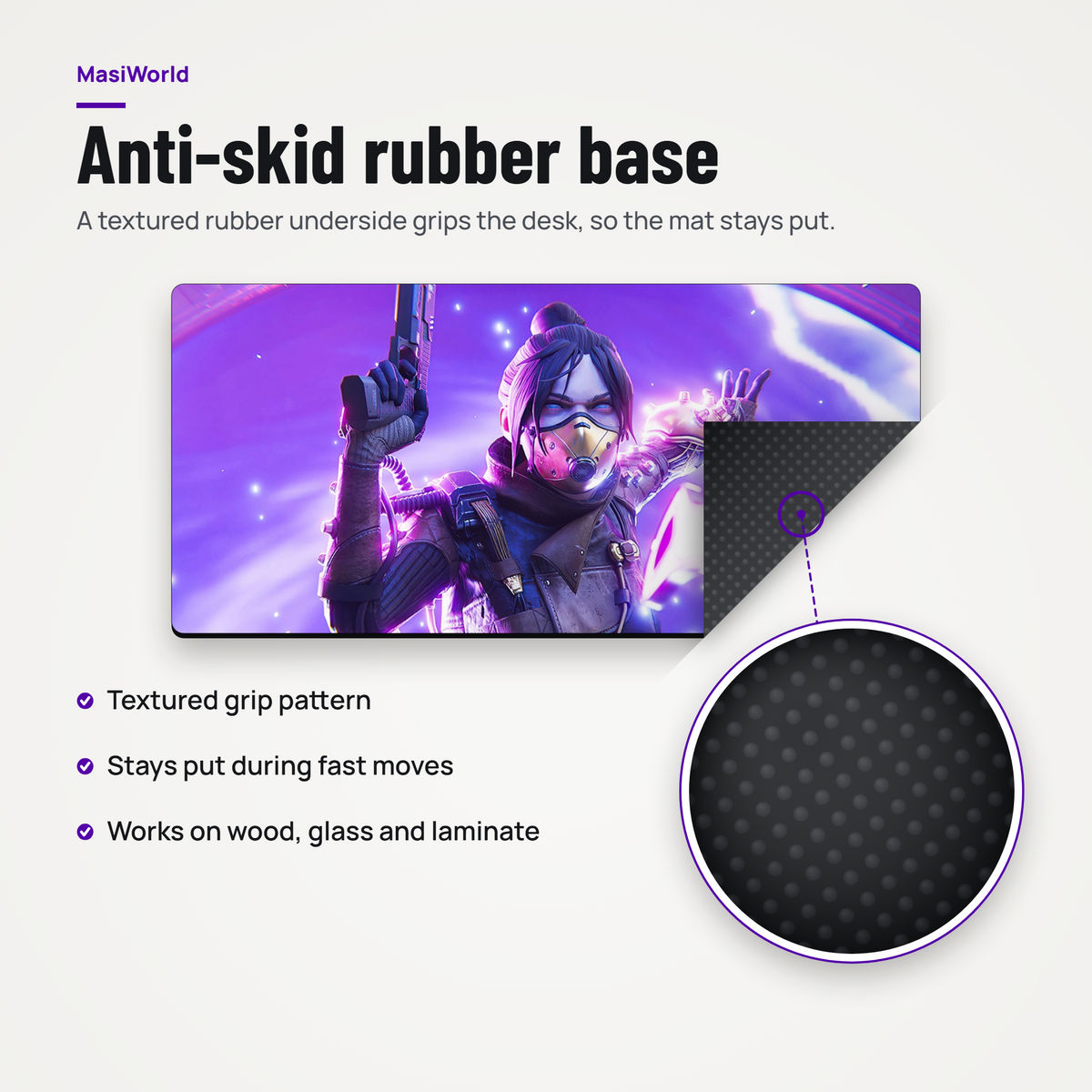 Apex Gaming Laptop Mouse Pad
