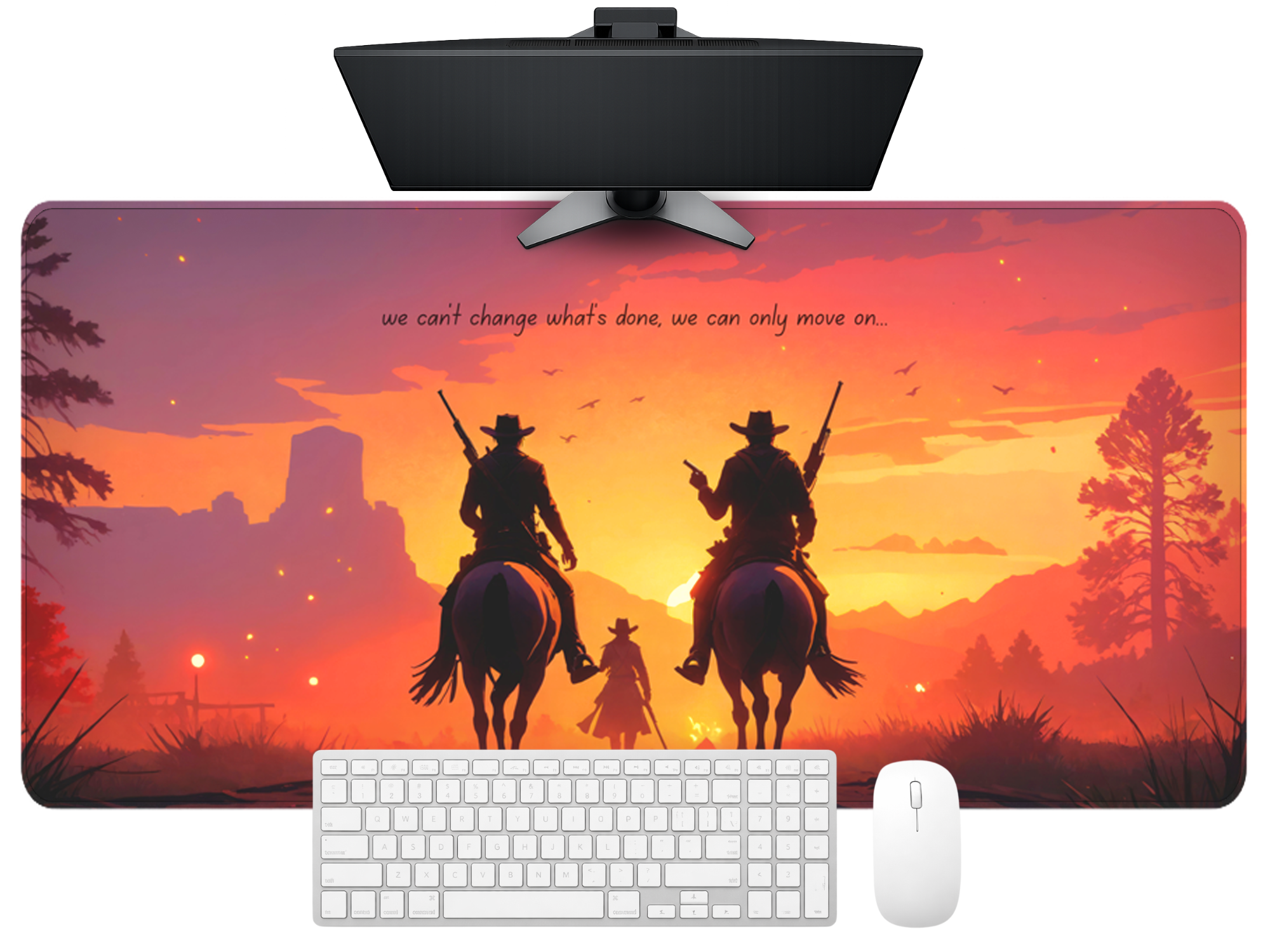Sunset Riders Desk Mat Mouse Pad