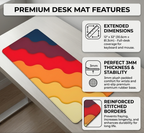 WaveFlow Desk Mat Mouse Pad