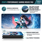 Frost Mystic Gaming Desk Mat Mouse Pad