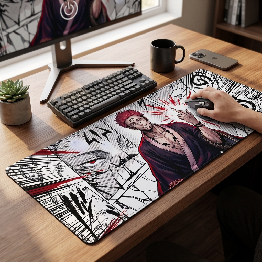 Crimson Dominion Desk Mat Mouse Pad