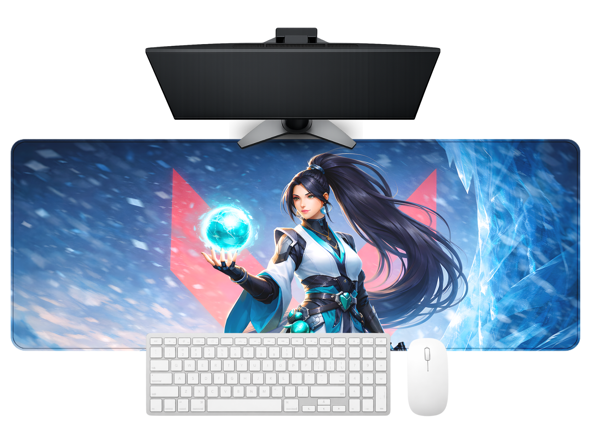 Frost Mystic Gaming Desk Mat Mouse Pad