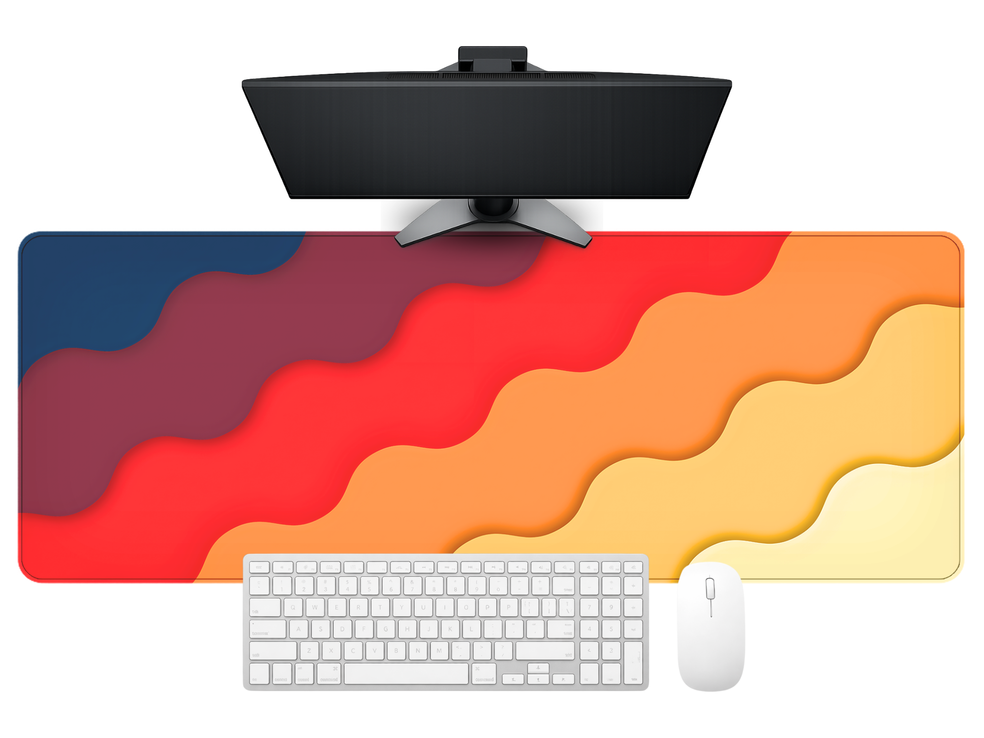WaveFlow Desk Mat Mouse Pad