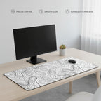 Contour Lines Desk Mat Mouse Pad