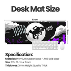Dark Comic Style Premium Desk Mat