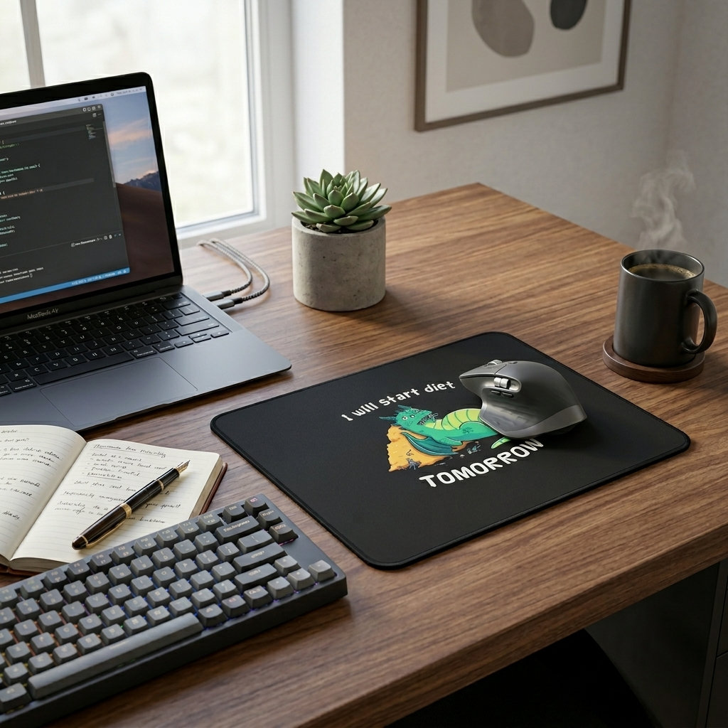 Tomorrow Diet Dragon Mouse Pad
