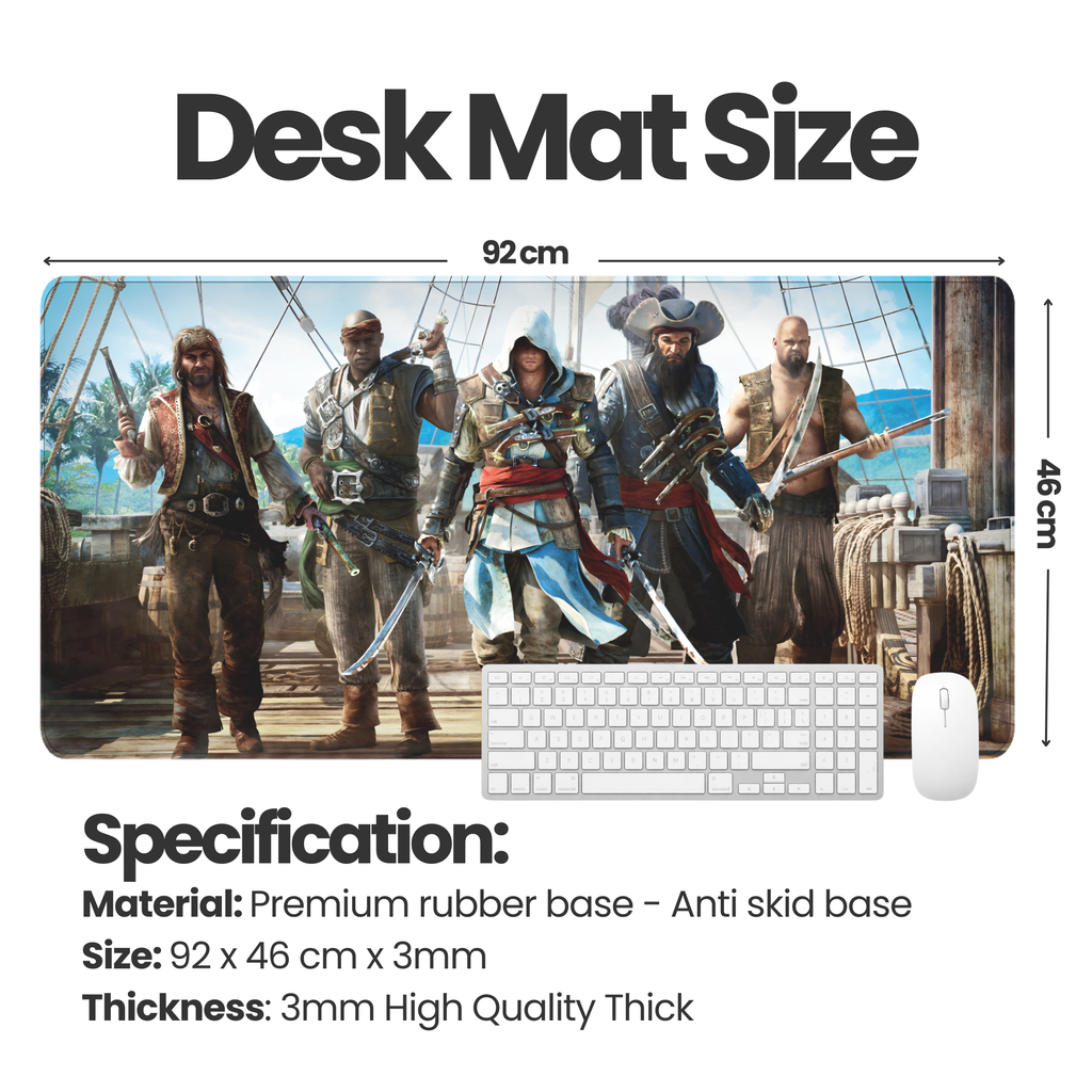 Epic Crew Adventure Gaming Desk Mat Mouse Pad