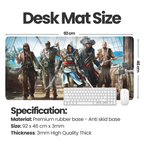 Epic Crew Adventure Gaming Desk Mat Mouse Pad