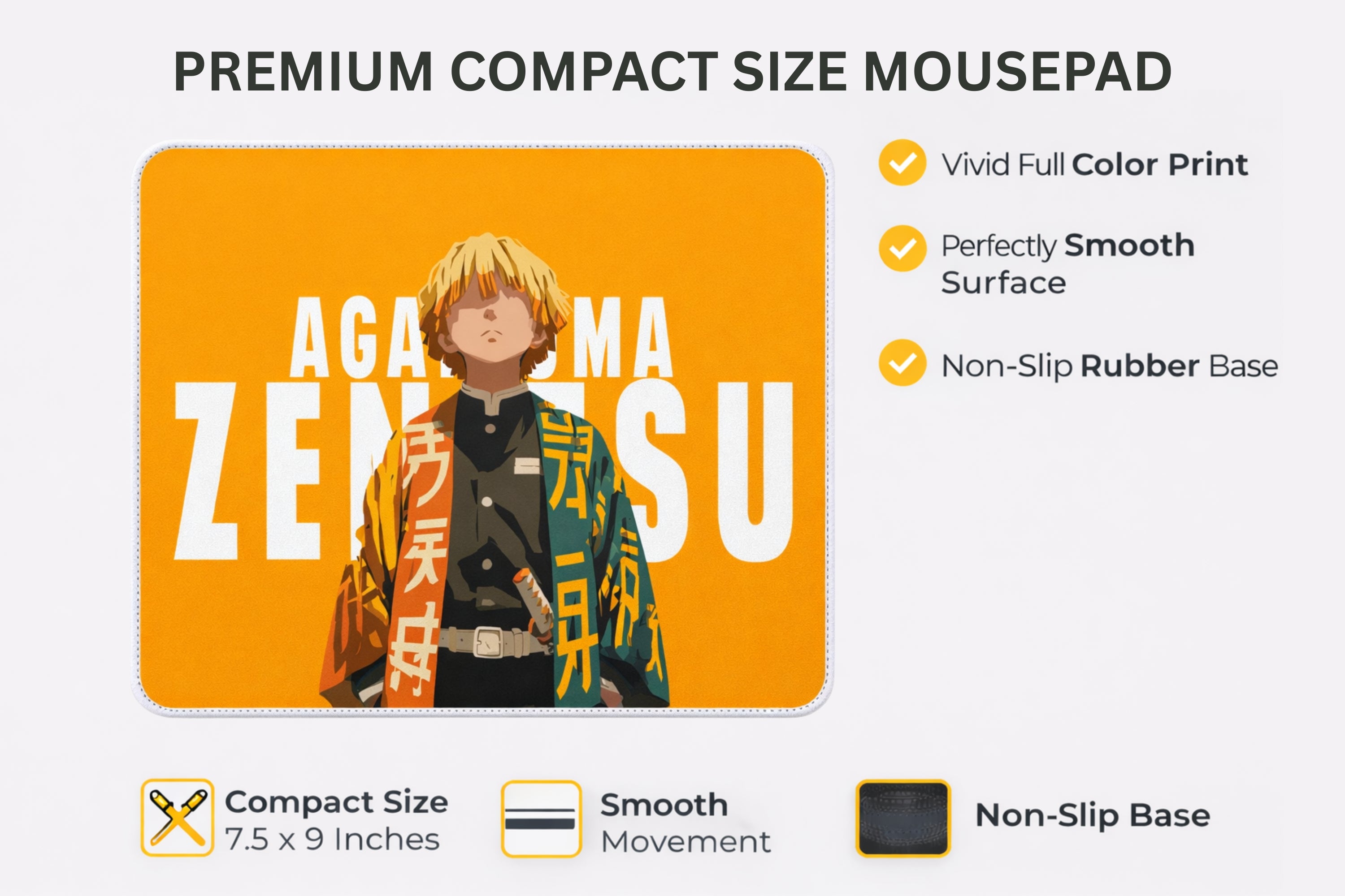 Thunder Discipline - Anime-Inspired Mouse Pad