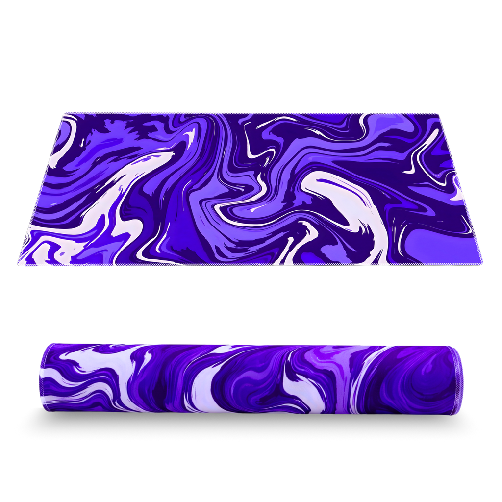 Abstract Purple Desk Mat Mouse Pad