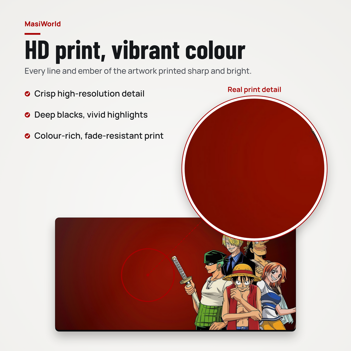 Red Sea Pirate Crew Desk Mat Mouse Pad