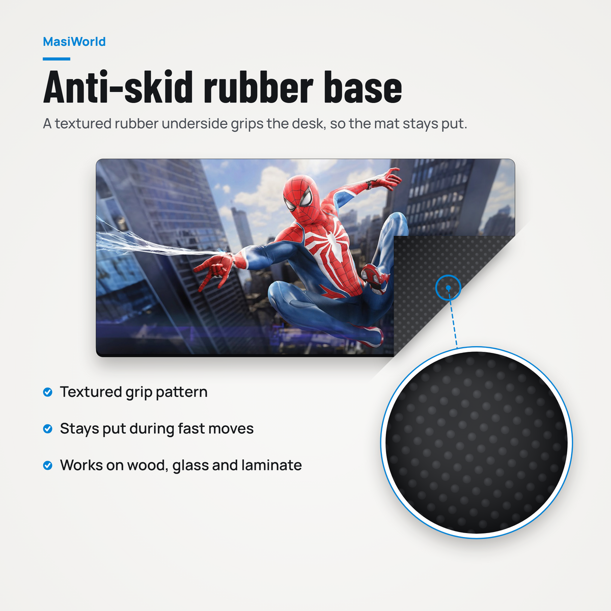 Urban Web Warrior Desk Mat Mouse Pad