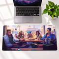 Cafe Vibes Aesthetic Desk Mat Mouse Pad